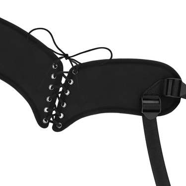 Imbracatura Rock Army in pelle PU con anelli in silicone, compatibile con dildo